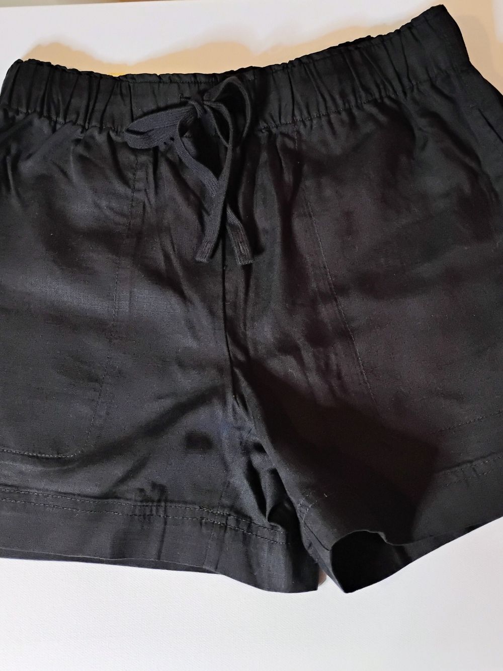 NWT Hilary Radley Mid Rise Black Shorts 4.5" Inseam Size S